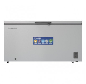 NASCO CONGELATEUR HORIZONTAL UNE PORTE GRIS AVEC SERRURE 447L- NAS-600WA