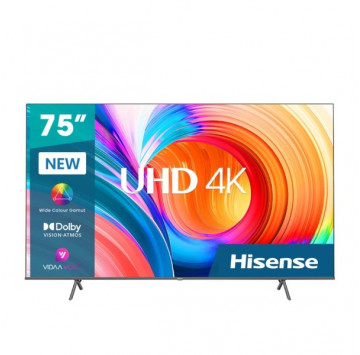 HISENSE TV SMART LED 75'' -VIDAA 4K - NETFLIX YOUTUBE - H75A7H